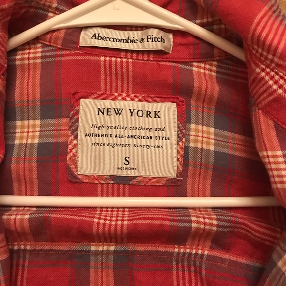 Amercombie and Fitch size S flannel - Picture 3 of 7